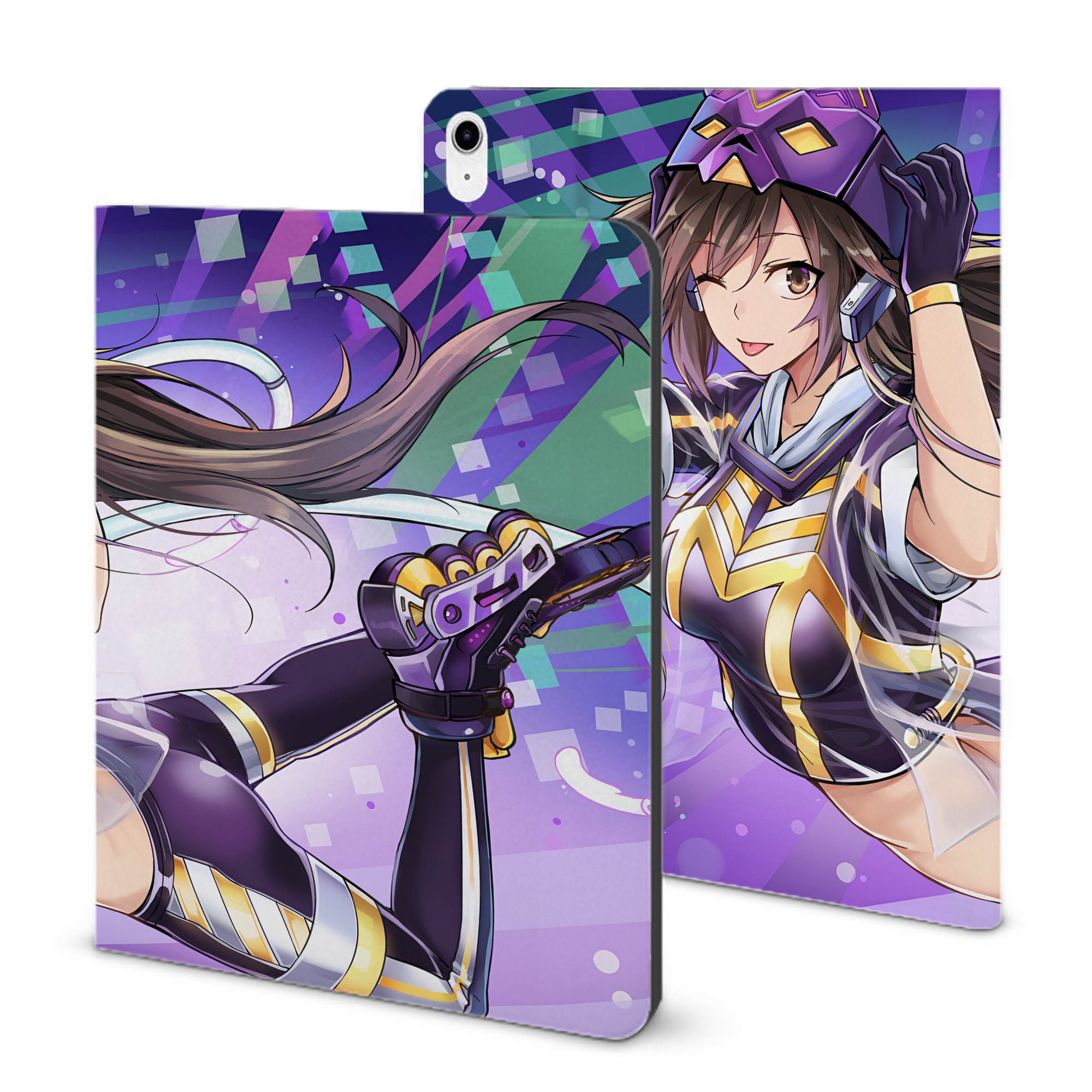 （画像用） 遊☆戯☆王 Yu-Gi-Oh! IPad ケース ブック型 PUレザー TPU 耐衝撃 軽量 薄型 ペン収納なし 全面保護 IPad 各モデル対応